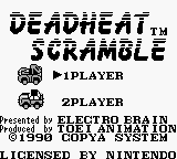 Dead Heat Scramble (USA) Title Screen